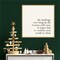 Simple Christmas II Cream by Laura Marshall Canvas Wall Art Print Framed